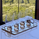 Taça Copo Transparente e Âmbar 540ml