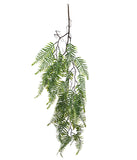 Pendente Folhas de Samambaia Verde