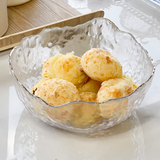 Bowl Cristal de Chumbo Martelado com Borda Dourada Taj 13cm