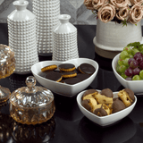 Bowl Petisqueira Porcelana Coração - 21 cm