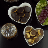 Bowl Petisqueira Porcelana Coração - 21 cm