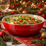 Bowl Cerâmica Oval Vermelho 29cm Le Creuset