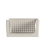 Cesto com Abertura Frontal Flow Bege 16L