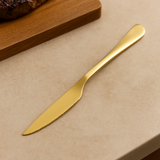 Faca para Assado Positano em Aço Inox Dourado 28,5cm