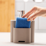 Porta Detergente Dispenser 500ml Flat Bege