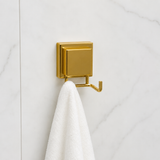 Gancho Duplo com Ventosa Dourado
