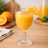 Taça de Vidro Para Água Com Fio de Ouro Greek - 345ml