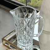 Jarra De Vidro Diamond Transparente - 1 Litro