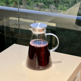 Jarra em Vidro Borossilicato com Tampa de Metal 2 Litros