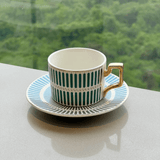 Jogo 4 Xícaras Café com Pires Olimpo New Bone 110ml