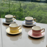 Jogo 4 Xícaras Café com Pires Olimpo New Bone 110ml