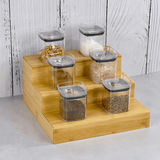 Organizador Multinivel Keep em Bambu 25cm x 13cm