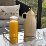 Jarra de Vidro Sense com Tampa de Bambu 1,15 Litros