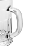 Alça ergonômica da caneca de chopp em close com design reforçado
