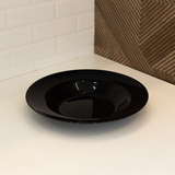 Prato para Mssas Opalino Preto na bancada