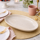 Travessa Oval Funda na mesa posta