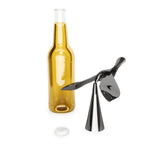Abridor De Garrafas Drinking Buddy Titanium Pássaro Ônix Umbra - Ela Decora