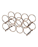 Adega Componível de Argolas para 4 Garrafas de Vinho Rose Gold - 2 Peças - Ela Decora