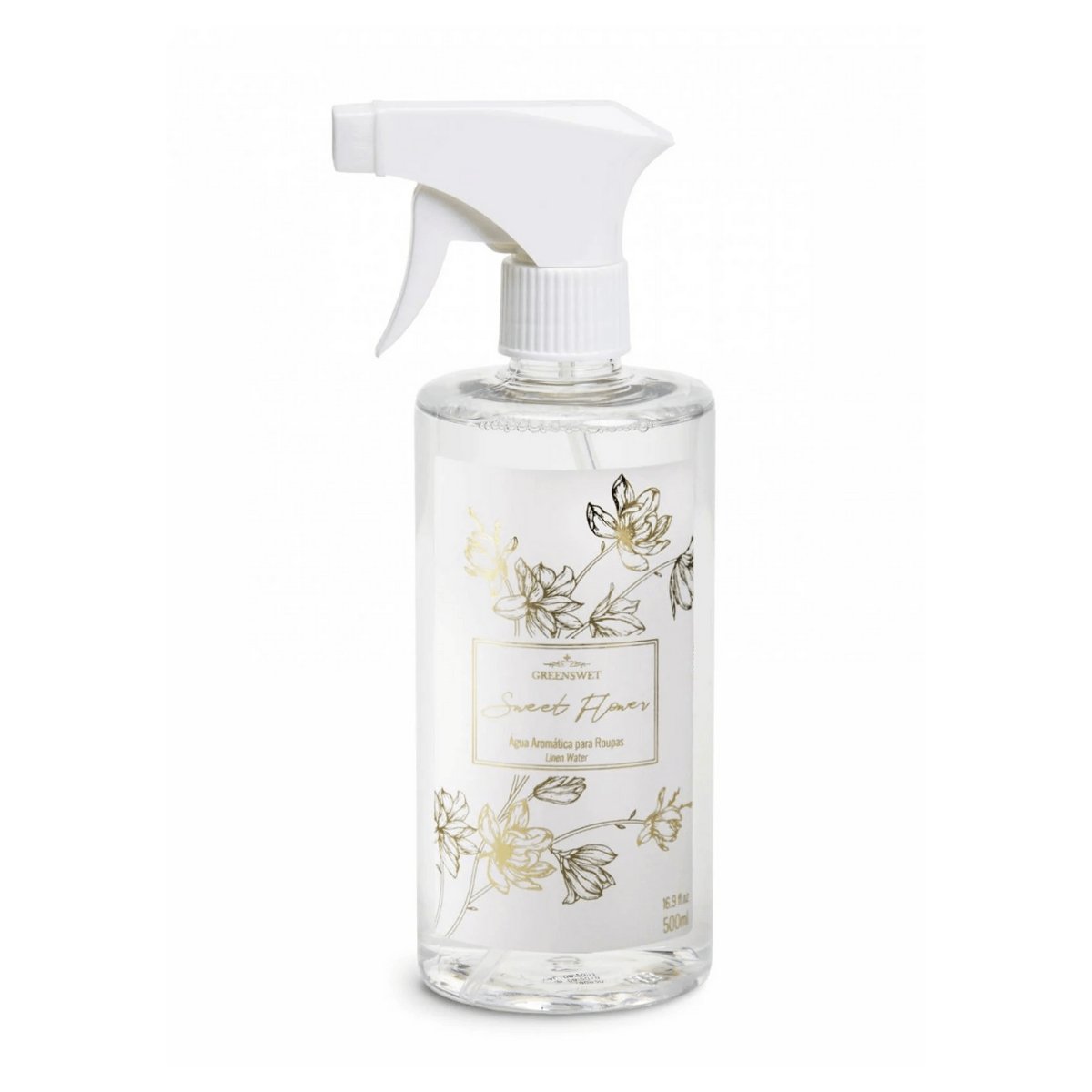 Água Aromática Sweet Flower Greens Wet - 500 Ml - Ela Decora