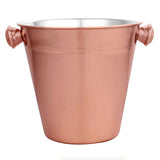 Balde de Gelo em Aço Inox Rose Gold 1,25Litros 14cm x 13,5cm - Ela Decora