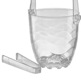 Balde para Gelo Ondular de Vidro com Pegador 840ml - Ela Decora