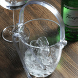 Balde para Gelo Ondular de Vidro com Pegador 840ml - Ela Decora