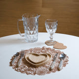 Bandeja de Bambu Coração Heart - 12,5 cm - Ela Decora