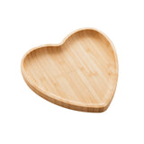 Bandeja de Bambu Coração Heart - 12,5 cm - Ela Decora