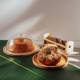Bandeja de Bambu Round 20 x 20 x 1,5 cm - Ela Decora