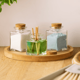 Bandeja de Bambu Round 20 x 20 x 1,5 cm - Ela Decora