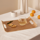 Bandeja de Madeira Natural 36cm - Ela Decora