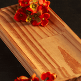 Bandeja de Madeira Pinus 30cm x 12cm x 2cm - Ela Decora