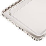 Bandeja De Zamac Niquelado Balls - 28 x 20 cm - Ela Decora