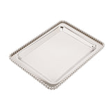 Bandeja De Zamac Niquelado Balls - 28 x 20 cm - Ela Decora