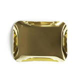 Bandeja Decorativa Wave Dourada - Ela Decora