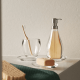 Bandeja Droplet Acrílico Transparente 25cm - Ela Decora