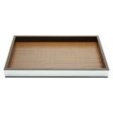 Bandeja em Madeira com Espelho - 35 cm - Ela Decora