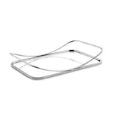Bandeja em Metal Espelhada Cromada 40cm - Ela Decora