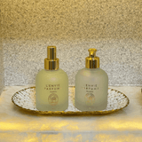 Bandeja em Metal Oval Off White 26cm P - Ela Decora