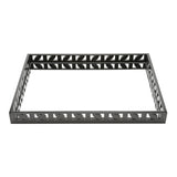 Bandeja Madeira Laqueada Preta Com Espelho - 47 x 34 x 5 cm - Ela Decora