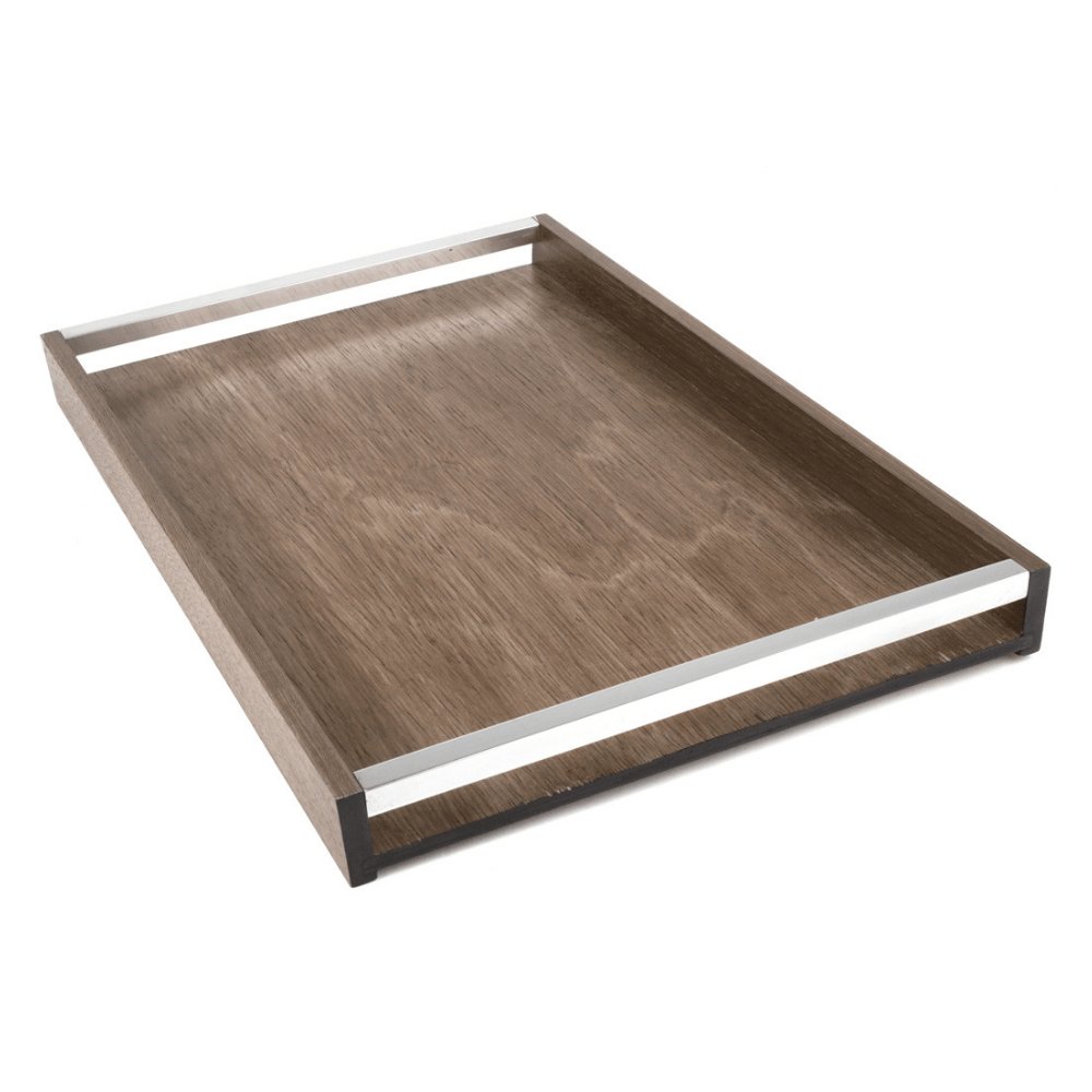 Bandeja Madeira Naturals - 45 cm - Ela Decora