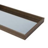 Bandeja Madeira Naturals com Espelho - 46 cm - Ela Decora