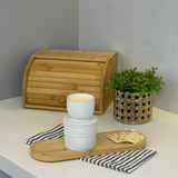 Bandeja Oval em Bambu 34cm - Ela Decora