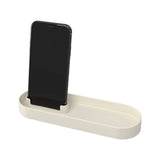 Bandeja para Banheiro com Porta Celular Serene Bege - Ela Decora