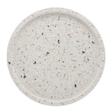 Bandeja Redonda Terrazo de Marmore 20cm - Ela Decora