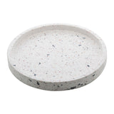 Bandeja Redonda Terrazo de Marmore 20cm - Ela Decora