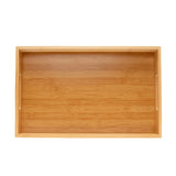 Bandeja Retangular em Bambu 40cm - Ela Decora