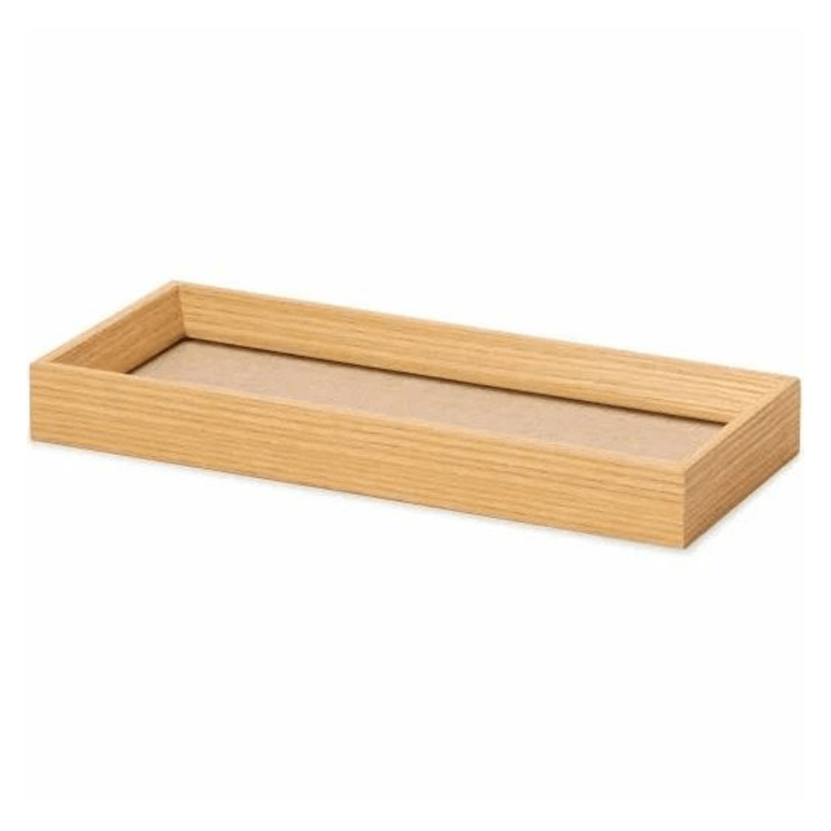Bandeja Retangular em MDF com Linho 28,5cm - Ela Decora