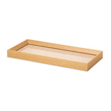 Bandeja Retangular em MDF com Linho 38cm - Ela Decora