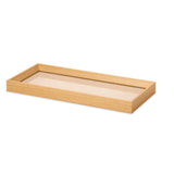 Bandeja Retangular em MDF com Linho 45cm - Ela Decora